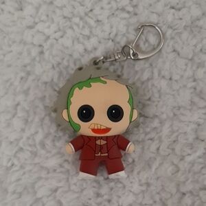Spirit Halloween Beetlejuice Keychain Charm